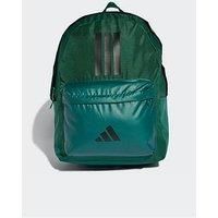adidas Unisex CLASSIC THREE STRIPES BACKPACK BACK TO SCHOOL, collegiate green/black, One Size