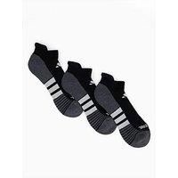 Adidas Unisex Performance Climacool Cushioned Low Socks 3 Pairs - Black