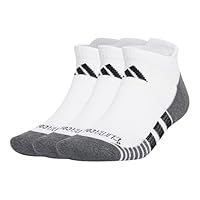 adidas Unisex PERFORMANCE CLIMACOOL CUSHIONED LOW 3P, White/Black, 2.5-4