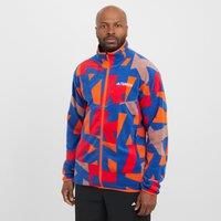adidas Men/'s Terrex Multi Printed Full Zip Fleece Jacket, Warm Clay/Semi Lucid Blue, XL