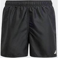 adidas Boy/'s Swim Shorts Kids, Black/White, 7-8 Years