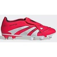 Adidas Mens Predator Pro Fold-Over Tongue Soft Ground Ground Football Boot - Red