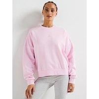 Adidas Sportswear Womens Essentials Feelcozy Sweatshirt - Pink