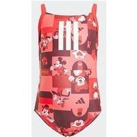 Adidas Kids Girls Disney Swimsuit - Pink