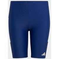 Adidas Junior Boys 3 Stripe Jammer Swim Shorts - Navy
