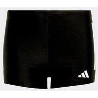 adidas Boy/'s 3-Stripes Swim Boxers Kids, Black/White, 5-6 Years