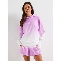 Adidas Sportswear Women'S All Szn Loose Dip-Dye Hoodie - White
