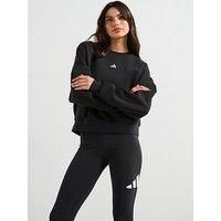 Adidas Sportswear Women'S Essentials Feelcozy Sweatshirt - Black
