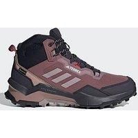 adidas Women/'s Terrex AX4 Mid Gore-TEX Hiking Shoes, Burgundy/Preloved Fig/Aurora Black, 4 UK