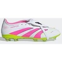 adidas Unisex/'s Performance Predator Pro Fg Stealth Victory Weissrosagelb, 44 Watch, White Rose Yellow, 9.5 UK