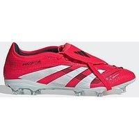 Adidas Mens Predator Pro Fold-Over Tongue Firm Ground Football Boot - Red