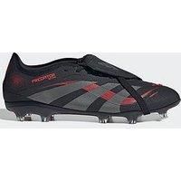 Adidas Mens Predator Pro Fold-Over Tongue Firm Ground Ground Football Boot - Black