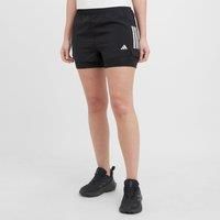 adidas Own The Run ClimaCool Womens Running Shorts Black 2 In 1 Twin Short