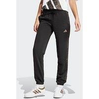 Adidas Sportswear Womens Essentials Seasonals Animal Joggers - Black