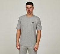 Adidas Originals Men'S Trefoil Essentials T-Shirt - Medium Grey Heather