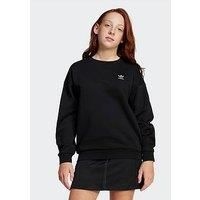 Adidas Originals Junior Girls Boyfriend Crew Sweatshirt - Black