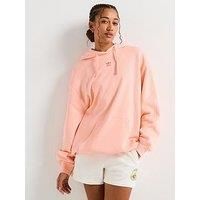 Adidas Originals Womens Essentials French Terry Hoodie - Pink