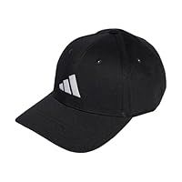 adidas Unisex Baseball Cap Cotton New Logo, Black/White, S