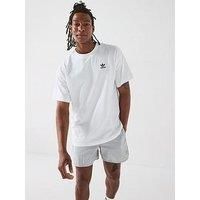 Adidas Originals Mens Trefoil Essentials Oversized T-Shirt - White