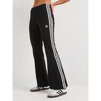 Adidas Originals Womens 3-Stripes Flared Track Pants - Black