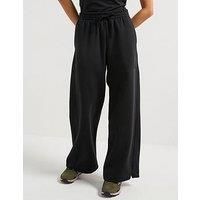 adidas Women/'s All SZN Fleece Loose Wide Leg Pants XL Black