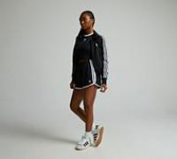 adidas Originals Womens 3-Stripes Sprinter Short - Black - Size M