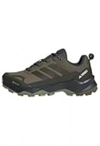 adidas Women/'s Terrex Skychaser AX5 Gore-TEX Hiking Shoes, Olive Strata/Night Cargo/Tent Green, 8.5 UK