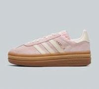 adidas Originals Womens Gazelle Bold Trainer - Pink - Size 5.5
