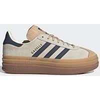 Adidas Originals Womens Gazelle Bold Trainers - Beige