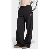 Adidas Originals Womens Wide Leg Fleece Joggers - Black