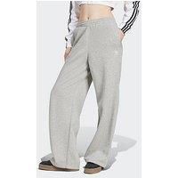 Adidas Originals Womens Wide Leg Fleece Joggers - Grey