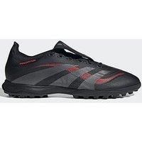 adidas Unisex Predator League FOLD-Over Tongue Turf Football Boots, core Black/Grey Four/Lucid red, 11 UK