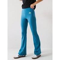 Adidas Sportswear Womens Flared Leggings - Blue