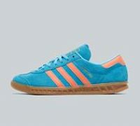 adidas Originals Womens Hamburg Trainer - Blue - Size 3