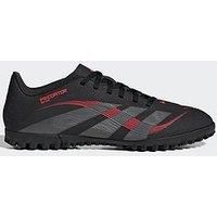 adidas Unisex Predator Club Turf Football Boots, core Black/Grey Four/Lucid red, 10 UK