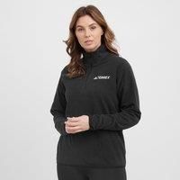 adidas Women/'s Terrex Multi Essentials Half Zip Fleece Jacket, black, XS
