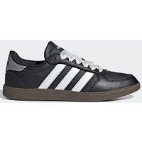 adidas Breaknet Sleek Suede Trainers Womens Black/Silver 8 UK