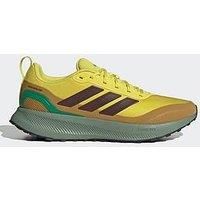 adidas Men/'s RUNFALCON 5 TR Running Shoes, Pure Sulfur/Aurora Ruby/preloved Bronze, 7 UK