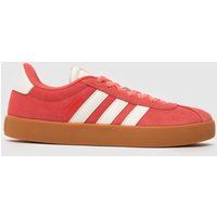 adidas Women/'s VL Court 3.0 Shoes, preloved Scarlet/core White/Bright red, 5 UK
