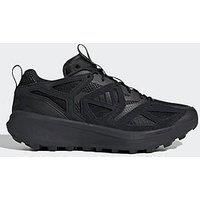 adidas Kantai Trail Shoes, Leather Upper, Black