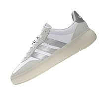 adidas Women/'s BARREDA Decode Sneaker, FTWR White/Matte Silver/Grey one, 8 UK