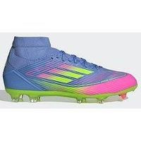 adidas F50 League Mid Firm/Multi-Ground Boots, Textile Upper, Blue