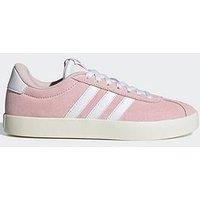 adidas Women/'s VL Court 3.0 Shoes, Clear Pink/FTWR White/Off White, 3.5 UK