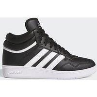 adidas Hoops 4.0 MID Shoes, Core Black/Cloud White/Core Black, 5.5 UK Child
