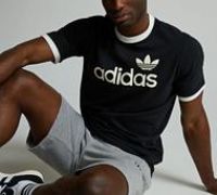 adidas Originals Simple Logo T-Shirt - Black - Size S