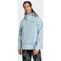 Adidas Terrex Mens Xpl 2.5L Anorak - Light Blue