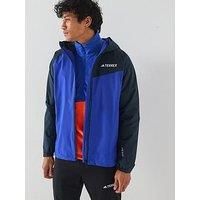 Adidas Terrex Mens Multi 2L Rain Jacket - Blue