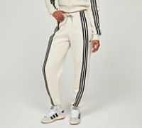 adidas Originals Womens 70s 3-Stripes Fleece Jogger - White - Size L