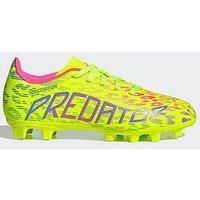 Adidas Junior Predator Club Firm Ground Football Boot - Yellow