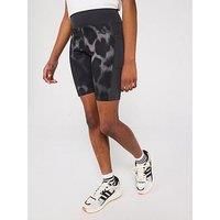 Adidas Junior Girls Training Optime Bike Shorts - Grey